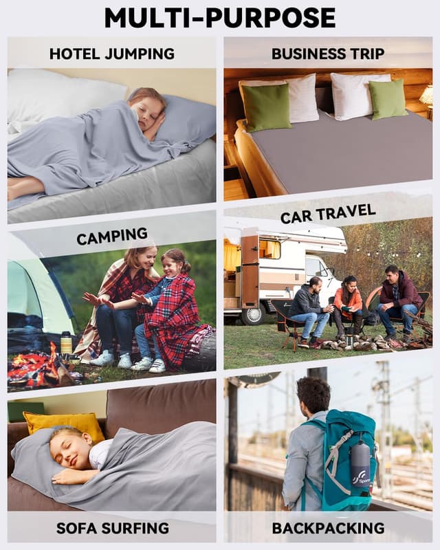 Thumbnail 6 de Sportneer Sacco a pelo viaggio 450 g