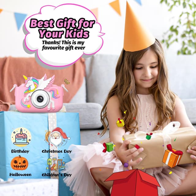 Detalle 2 de Kinderkamera Einhorn Selfie 32 GB