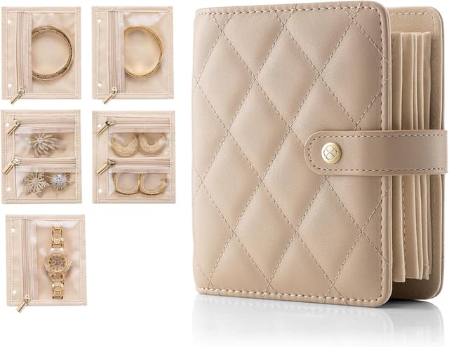 Imagen de Vlando Jewelry Book Organizer leather travel case en OfertitasTOP