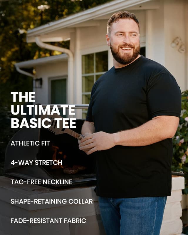 Detalle de Into the AM Athletic Fit T-Shirt, S-4XL