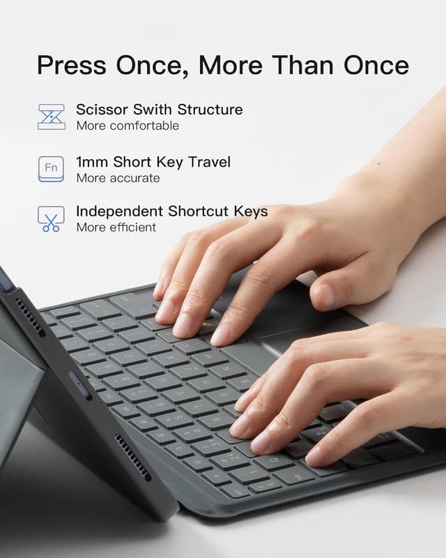 Thumbnail 4 de Inateck KB04112 detachable keyboard case 11-inch for iPad