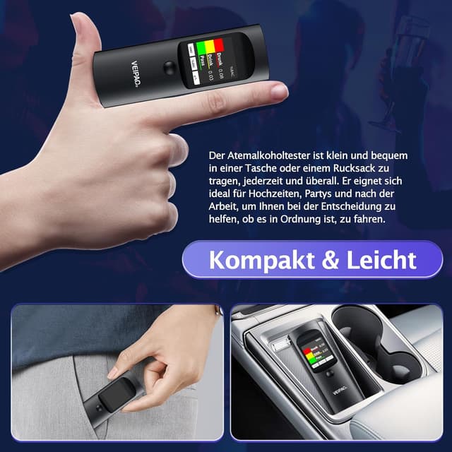 Thumbnail 2 de Alcoholímetro portátil homologado 11 boquillas