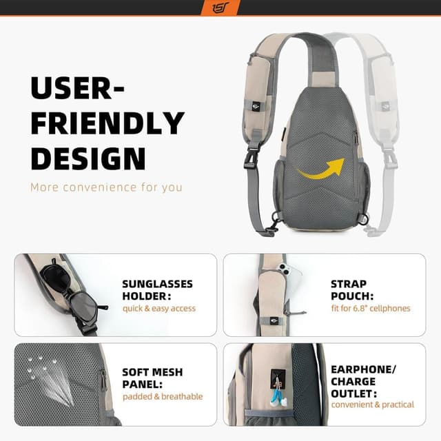 Thumbnail 3 de SKYSPER Sling Bag 7L crossbody daypack