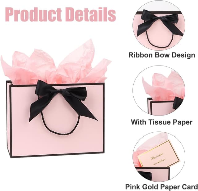 Thumbnail 2 de Gift bags for thank you, 28 x 20 x 10cm