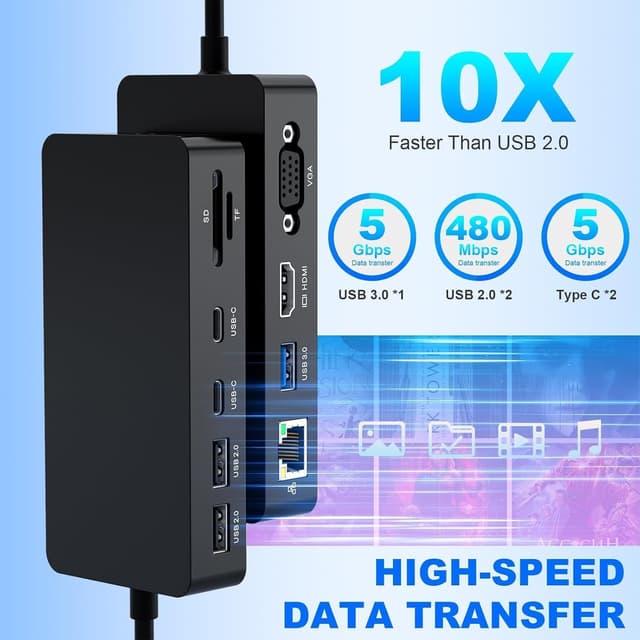 Thumbnail 4 de Station d’accueil Surface 11 en 1 72 W