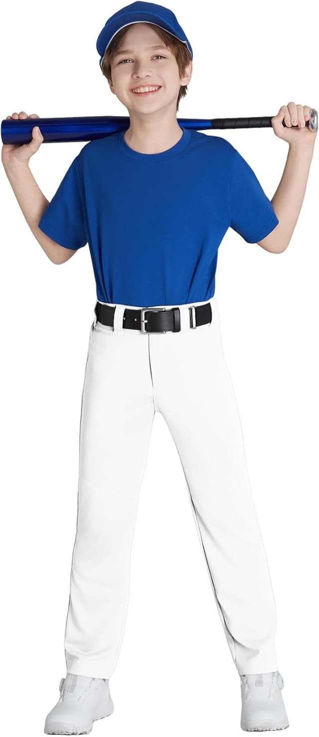 Detalle de QBK Youth Baseball Pants for Ages 2T–17 (Toddler to Youth)