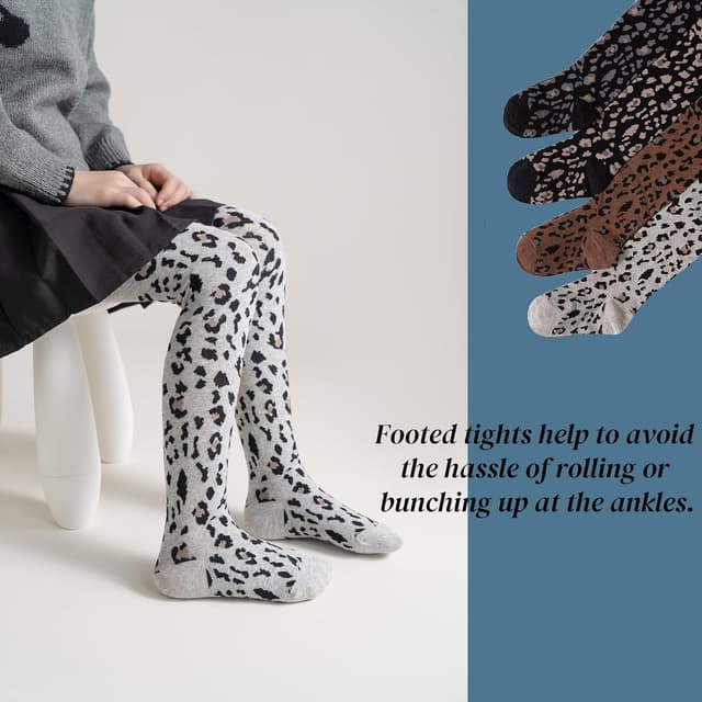 Thumbnail 3 de Knitted Girls Leggings 2 Pack for Little Girls