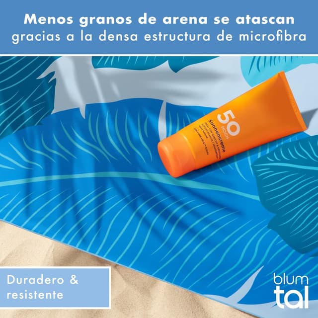 Thumbnail 6 de Blumtal Toalla Microfibra Playa 90x180 cm 🌴 Rápida y Compacta