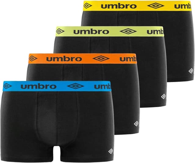 Detalle de Umbro Calzoncillo algodón liso pack 4