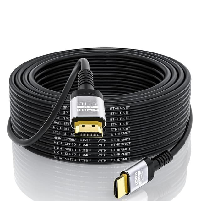 Detalle de Soonsoonic Câble HDMI 4K 12 m (HDMI 2.0) : 4K@60 Hz, HDR, ARC et CEC