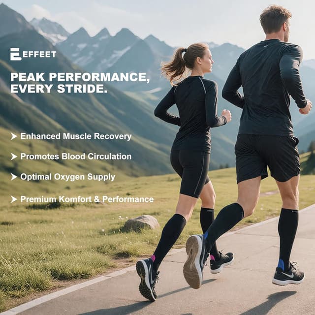 Thumbnail 1 de Effeet Compression Socks for Men & Women 2 Pairs Flight Socks