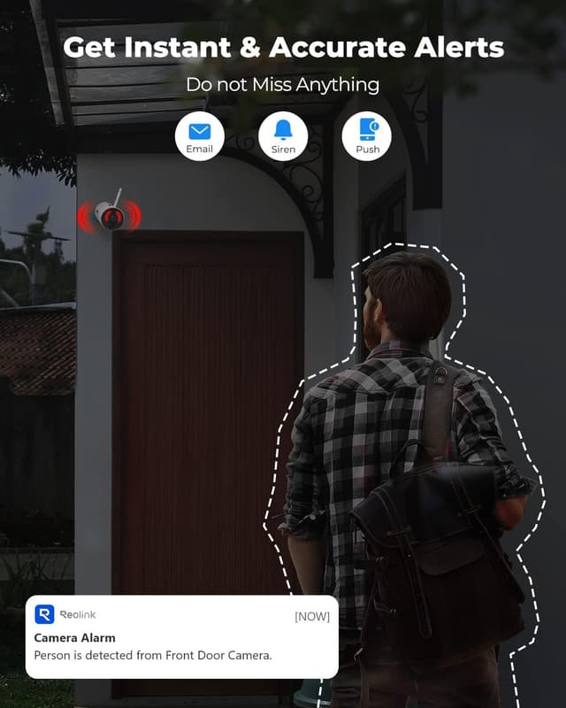 Thumbnail 4 de Reolink Argus Eco 5MP Telecamera WiFi esterno