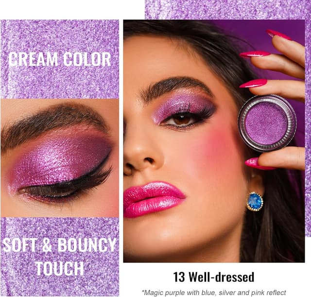 Thumbnail 2 de OULAC 3PCS Shimmer Purple Eyeshadow Set 24-hour eyeshadow 💄