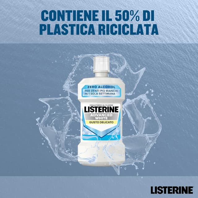 Thumbnail 5 de LISTERINE Advanced White collutorio sbiancante 1L 🦷