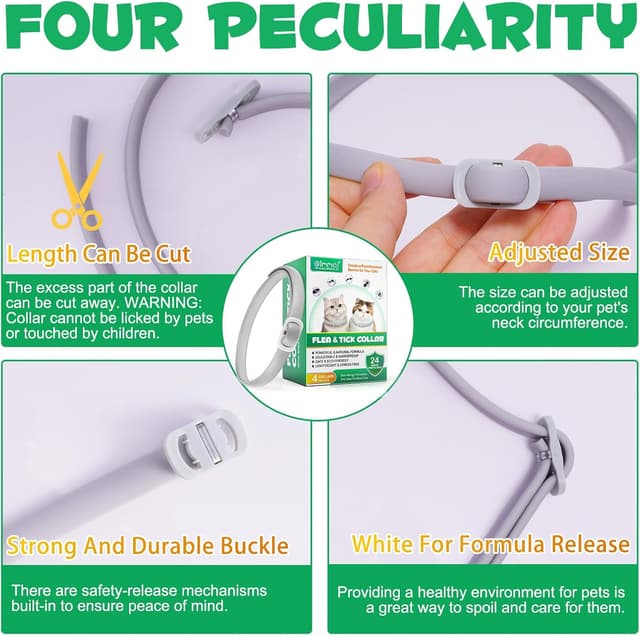 Thumbnail 4 de Collare antiparassitario per gatti 24 mesi 🐾