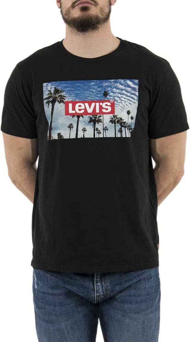 Thumbnail 2 de Levi's Camiseta Gráfica Cuello Redondo, Gris, M