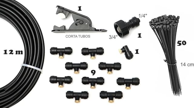Thumbnail 1 de SUPERFOG Sistema nebulización jardín 10 toberas