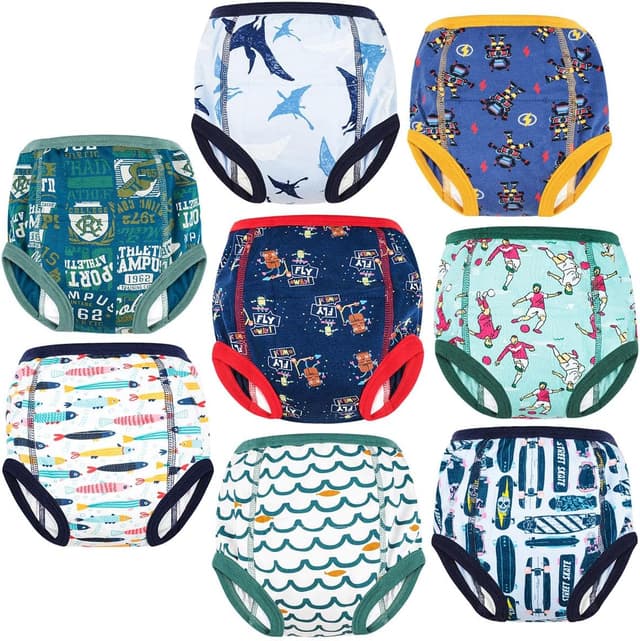 Thumbnail 6 de FLYISH Jungen Trainingshose im 6er/4er Pack – weich, saugfähig, 100% Baumwolle