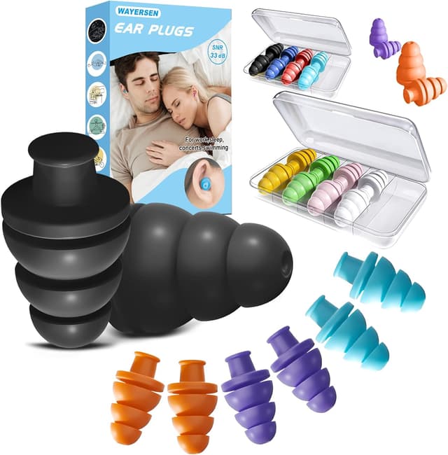 Imagen de Silicone Ear Plugs 33 dB SNR, 10 Pairs en OfertitasTOP