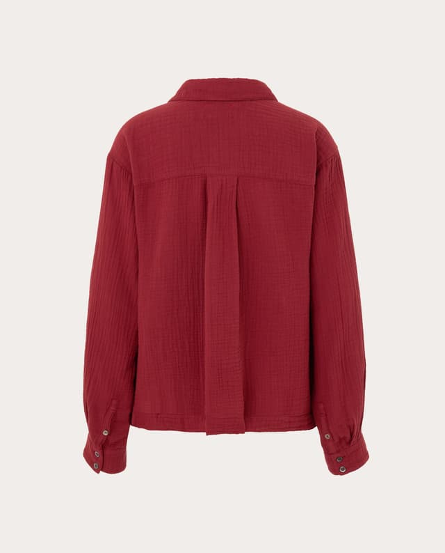 Thumbnail 1 de Xirena Blusa Brody algodón V manga larga