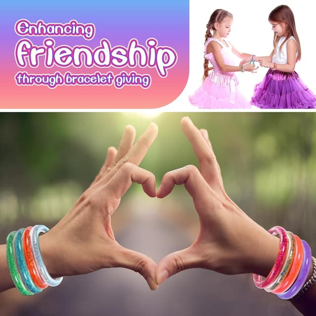 Thumbnail 1 de HappyKidsClub Funblitz kit bracelets 5–9 ans 🎨