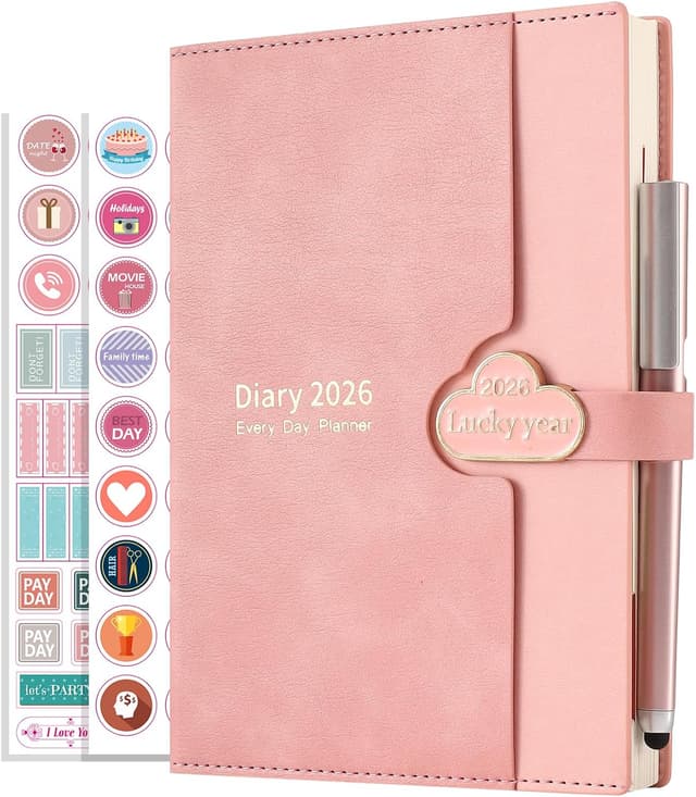 Detalle de Mcdsuc A5 Daily Planner 2026, Day‑per‑Page 📒