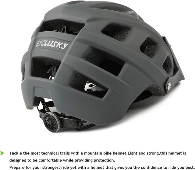 Detalle 2 de Exclusky MTB Helmet for Adults (CPSC certified, 18 vents, lightweight design)