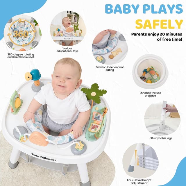 Detalle 1 de Time Followers 6-in-1 Baby Activity Center