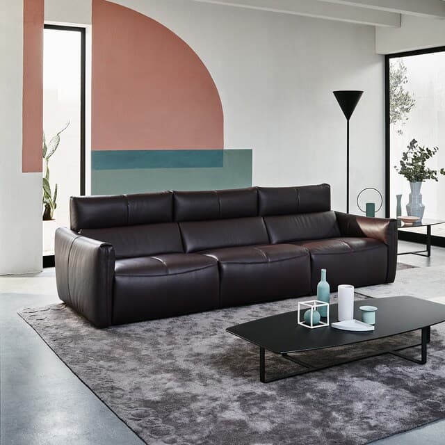 Detalle de Natuzzi Italia Galaxy sofá 3 plazas 156 cm