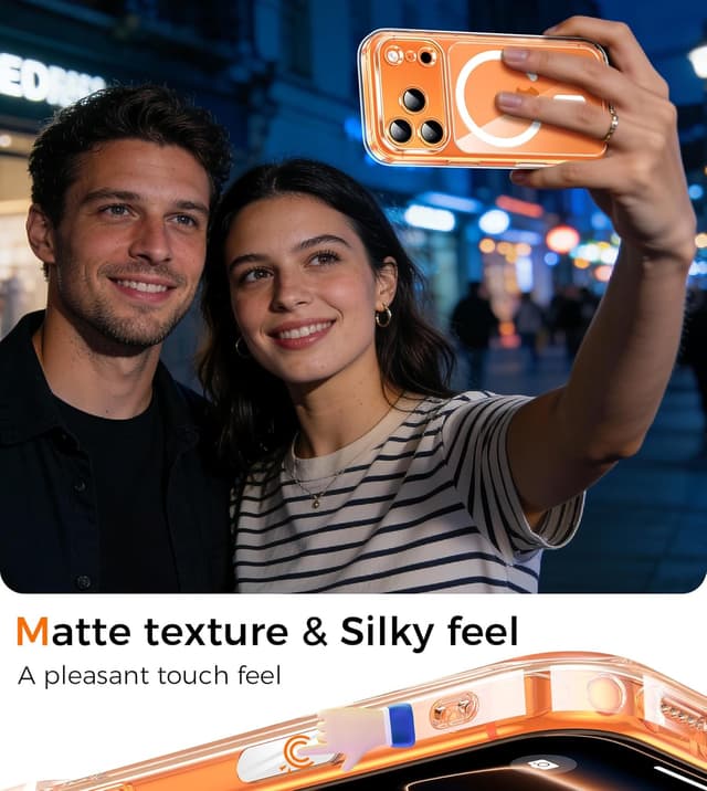 Thumbnail 6 de Coque Guisessy 3 en 1 magnétique pour iPhone 17 Pro (6,3 pouces) compatible MagSafe