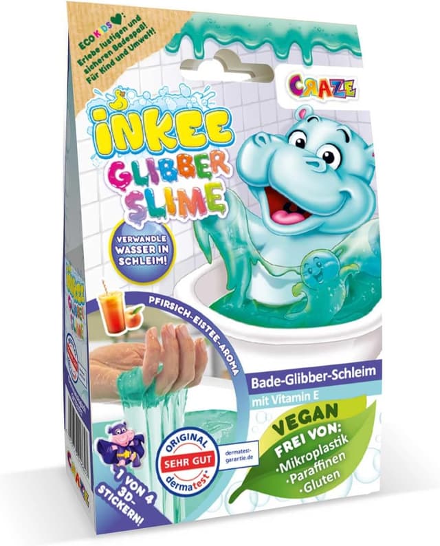 Thumbnail 6 de INKEE Set Mermaid Galupy Poudre de Bain Rose Fluo