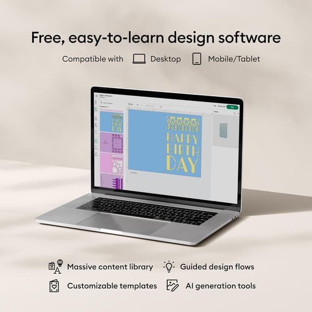 Thumbnail 4 de Cricut Explore 4 smart cutting machine 30 ✂