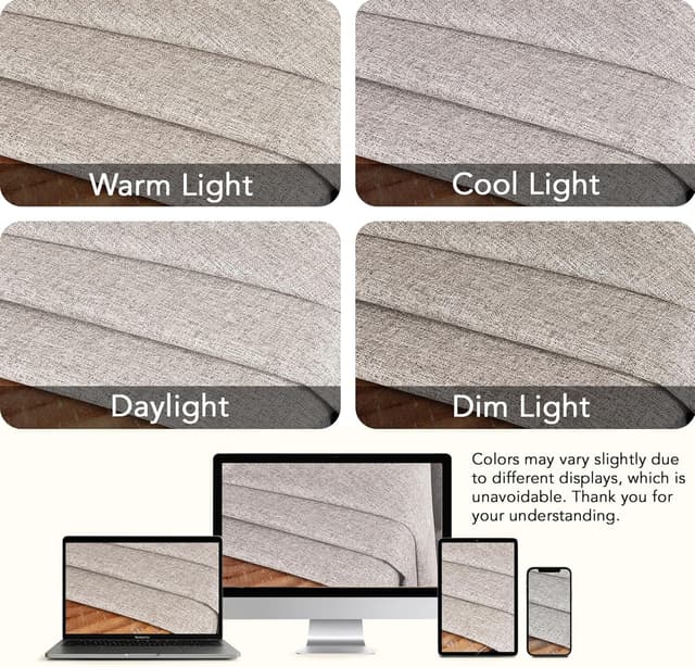 Thumbnail 5 de Deconovo Rideaux occultants kaki 140x180 cm (2 panneaux)