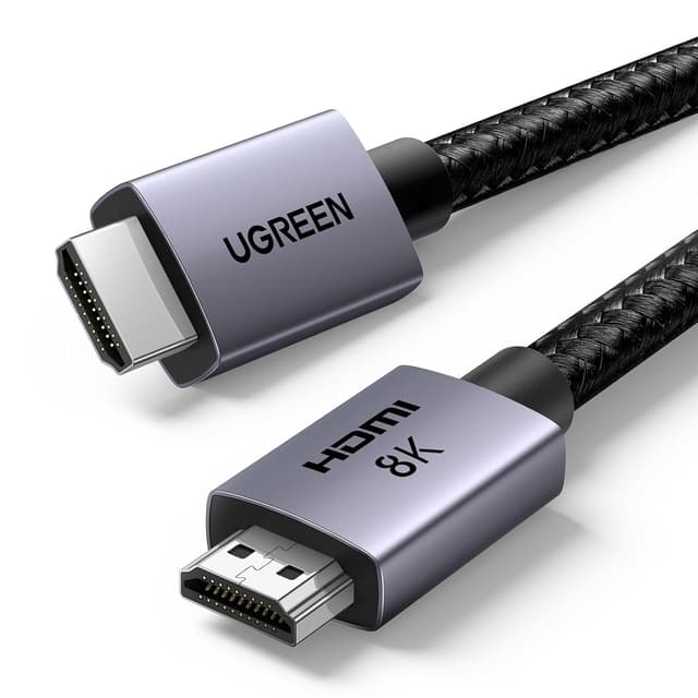 Detalle de UGREEN HDMI 2.1 Cable 1M — 48Gbps HDMI cable