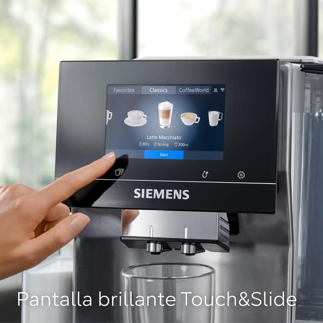 Detalle 1 de SIEMENS EQ700 - Cafetera Superautomática con Touch&Slide