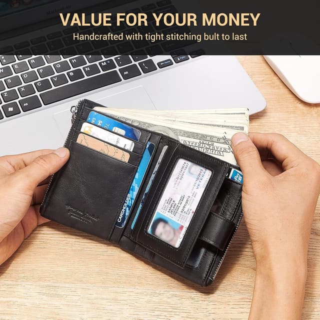 Detalle 2 de Humerpaul leather RFID wallet 18 card slots