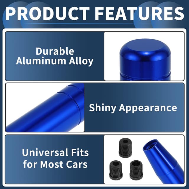 Thumbnail 3 de INFINAUTO 18cm universal shift knob for cars