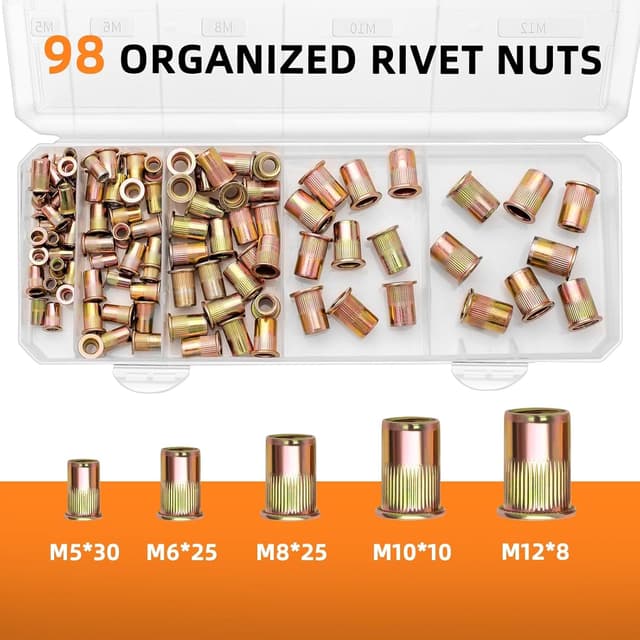 Detalle 2 de FOREVTL Nietmutternzange Set M5-M12