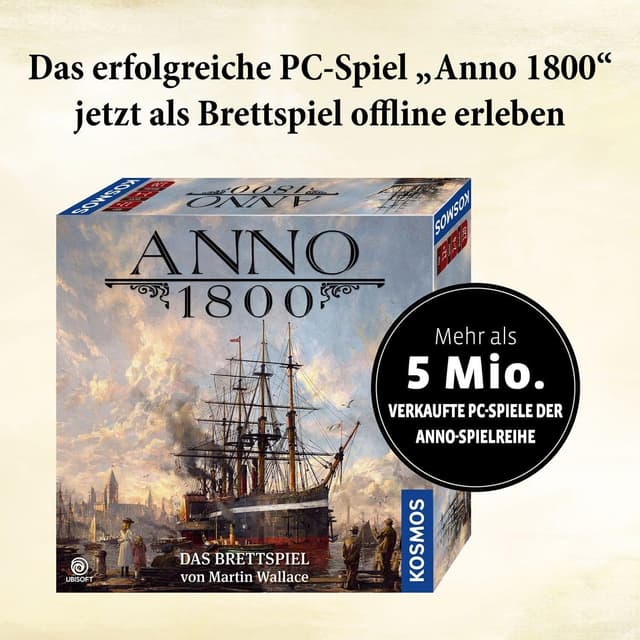 Detalle 1 de KOSMOS Anno 1800 Brettspiel