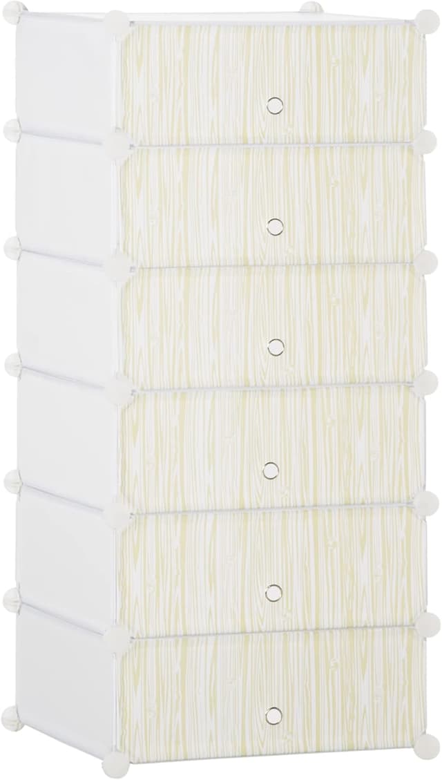 Imagen de HOMCOM Armoire à chaussures modulable 12 paires en OfertitasTOP