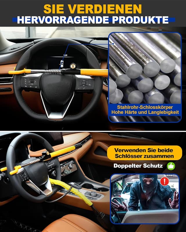 Thumbnail 3 de Tevlaphee Lenkradschloss 35 cm