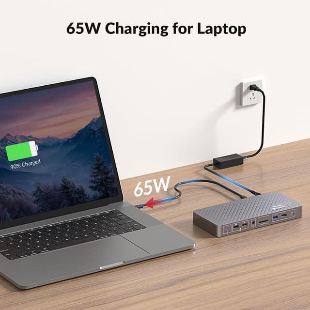 Thumbnail 6 de AV Access Dockingstation Dual Monitor mit KVM-Switch für 2 Computer, Ethernet & 4K@60Hz – Dual-Display für Laptop & Desktop