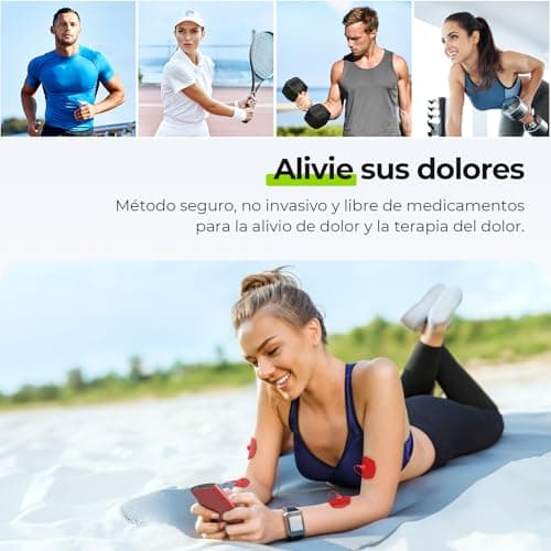 Thumbnail 1 de AUVON TENS Electroestimulador Recargable con 24 Modos 💪