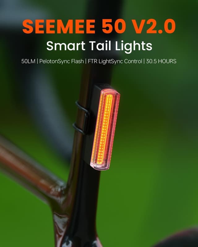 Thumbnail 6 de Magicshine SEEMEE 50 V2.0 rear bike tail light with USB-C recharge