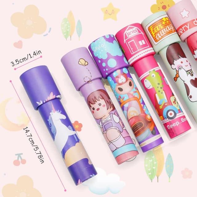 Detalle 2 de AUAUY Caleidoscopio di Carta Classica 12pz