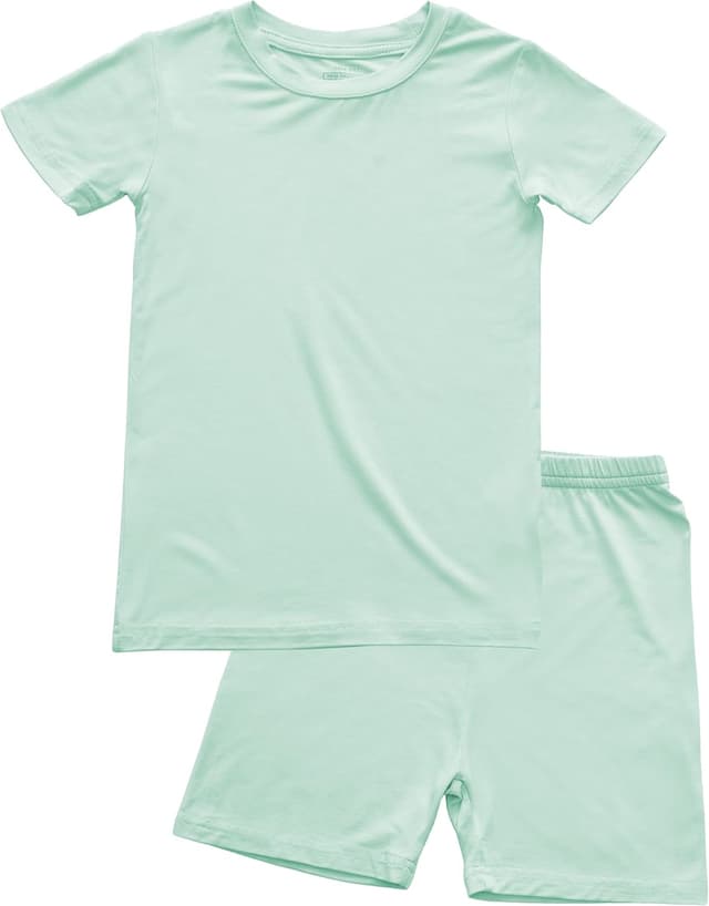 Detalle de TongKiKi BABY Toddler 2T-10Y 2-Piece Short Sleeve Shirt & Pants Set