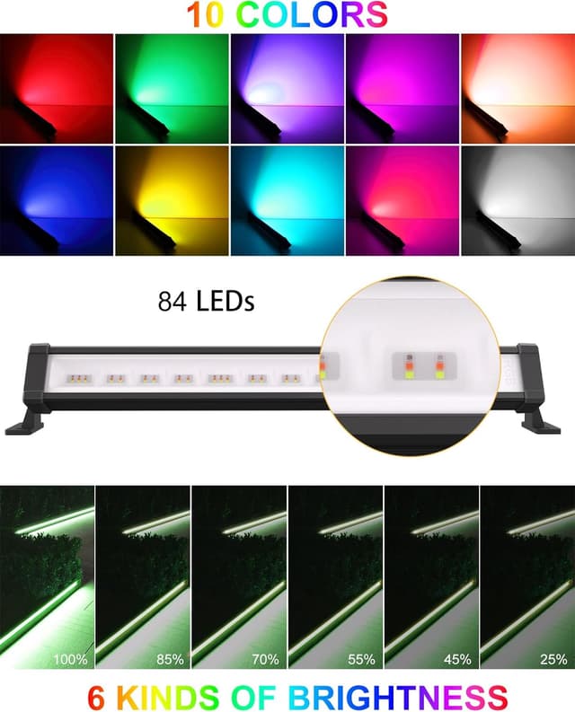 Thumbnail 1 de CLV 42 W RGB LED Wallwasher 3600 lm