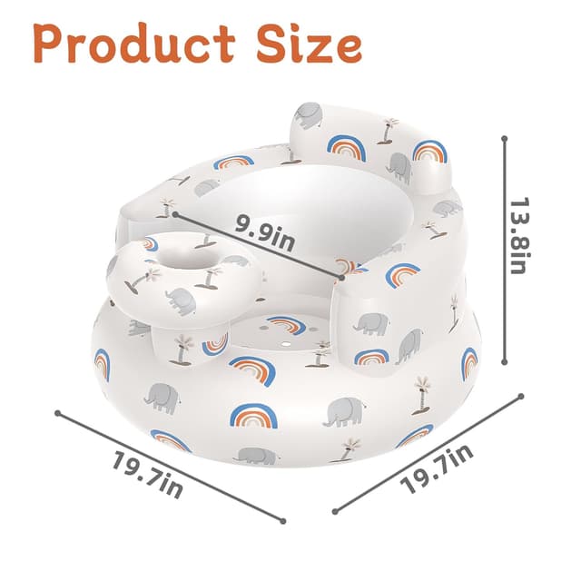 Thumbnail 2 de GloTika Aufblasbarer Baby-Bodensitz ab 3 Monaten