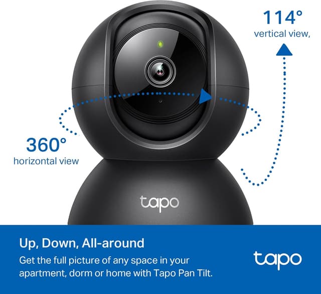 Detalle 2 de TP-Link Tapo C201 1080P pan-tilt home camera