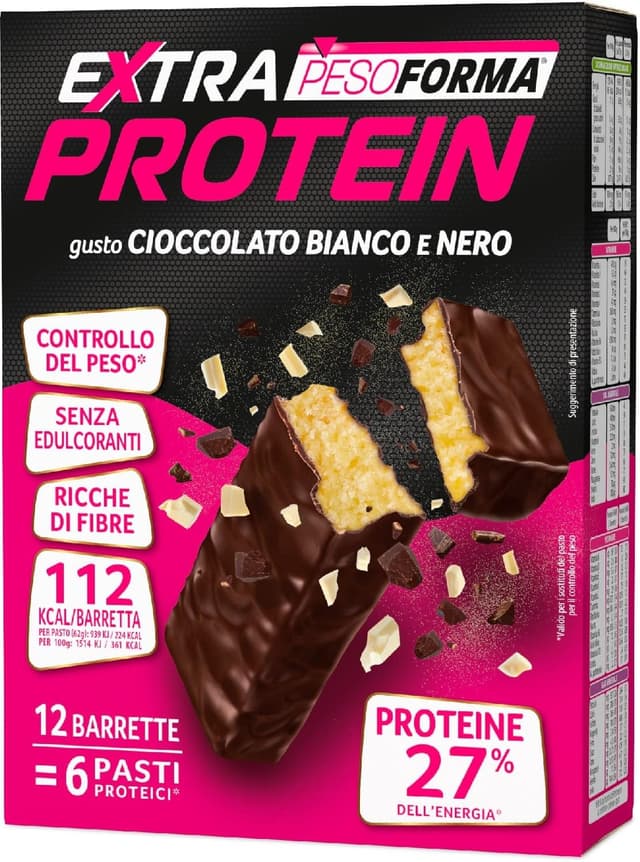 Imagen de Pesoforma Extra Protein barrette 372g 🍫 en OfertitasTOP